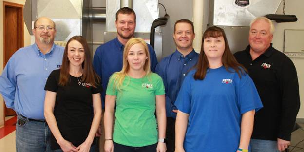 Staff at Wichita's Fenix Heating and Cooling