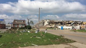 aftermath of the Lennox marshalltown tornado