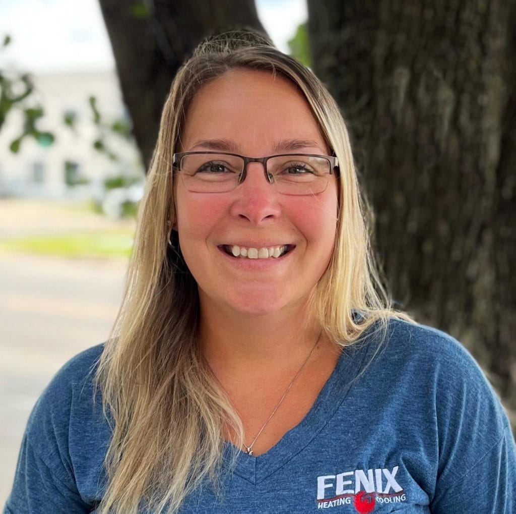 Shawna office manager at Fenix Heating & Cooling in Wichita