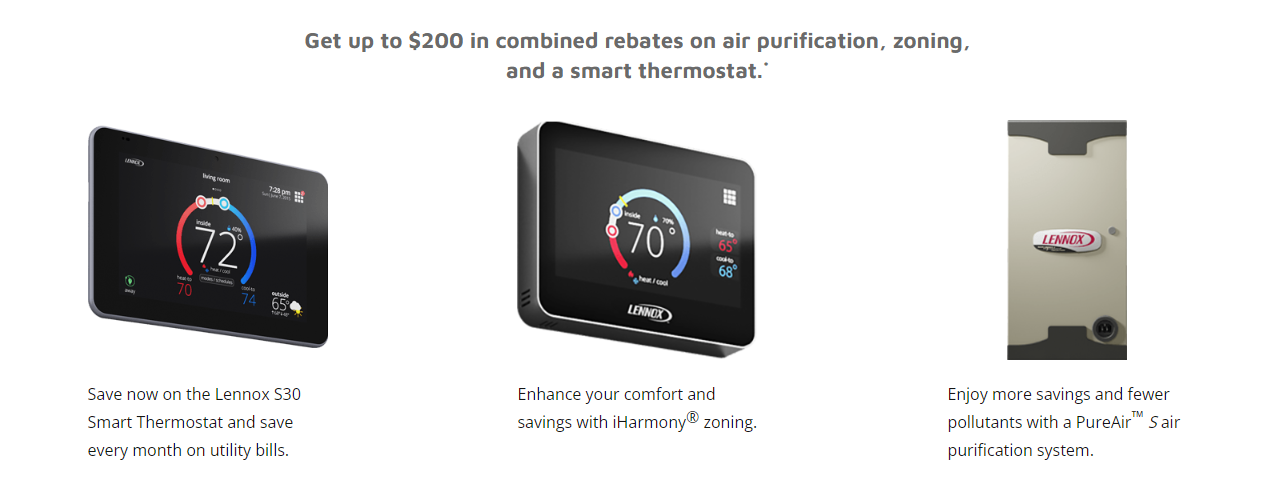 thermostat air cleaner various rebates in wichita